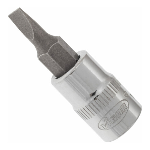 VIGOR carré à emboîtement VIGOR 6,3 = tournevis 1/4 de pouce profil de rainure pour embouts de tournevis