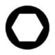 ASW Clé à douille à douille pour clé hexagonale 1" de 1-3