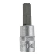 Douille pour embouts à six pans creux 1/4" STIER, ouv. 6 mm