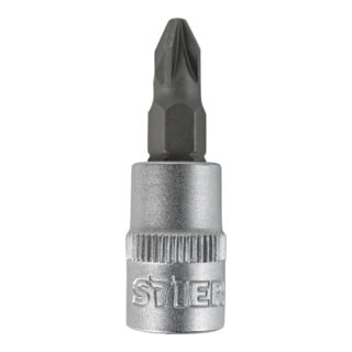 STIER Embout Pozidriv pour clé à douille 1/4", PZ
