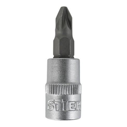 Douille pour embouts Pozidriv 1/4" STIER, PH 0