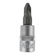 Douille pour embouts Pozidriv 1/4" STIER, PH 0