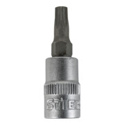 STIER Clé à douille Torx STIER insert de clé à douille 1/4" avec trou