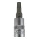 Douille pour embouts Torx 1/4" avec alésage STIER, TX 27-1