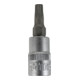 Douille pour embouts Torx 1/4" avec alésage STIER, TX 30-1