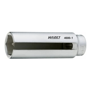 Insert de la sonde lambda Hazet 4680-1 creux carré 12,5 mm (1/2 pouce) profil hexagonal externe 22