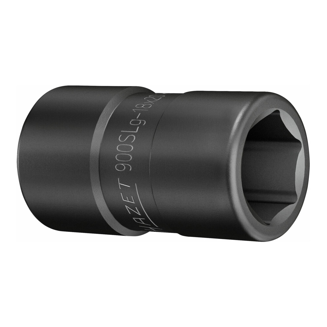Douille pour vissage de roue FORD Hazet 900SLG-18X20, carré creux 12,5 mm (1/2 pouce), profil traction à 6 pans extérieurs, 18 x 20 mm
