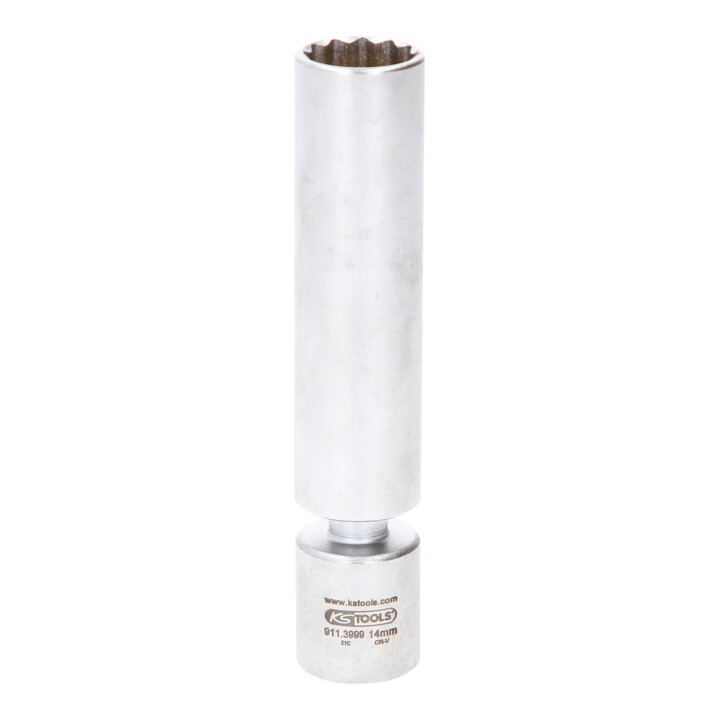 Douille spéciale de bougie d'allumage 3/8" articulée pour BMW, 14 mm