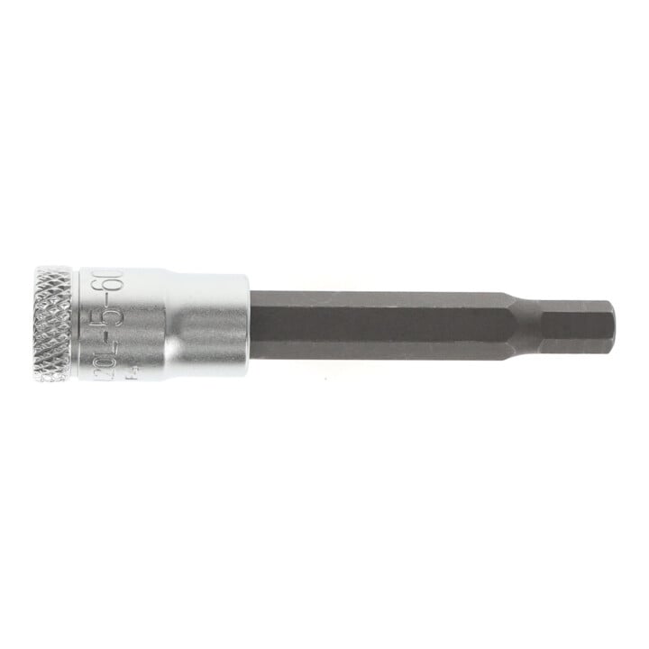 Douille tournevis 1/4", longue 5 mm