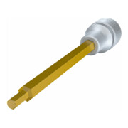 Embout de tournevis hexagonal Hazet, 1/2 pouce, long revêtement TiN, hexagone : 8 mm-3
