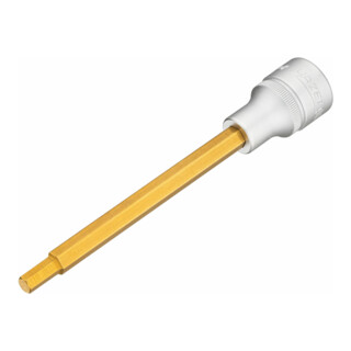 Embout de tournevis hexagonal Hazet, 1/2 pouce, long revêtement TiN, hexagone : 8 mm