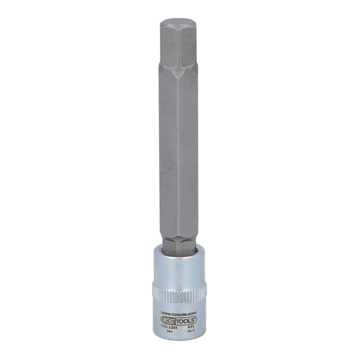 Douille tournevis 6 pans creux 3/8" sur l’étrier de frein, 11 mm, 100 mm KS Tools