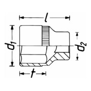 Douille TX 880-E5 E5 HAZET-3