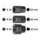 Pied à coulisse HAZET TX insert TX-3