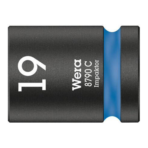 Douille Wera 8790 C percuteur 1/2 pouce, 19 x 38 mm