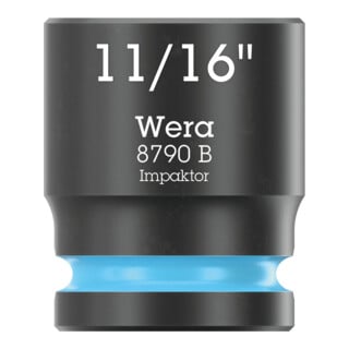 Douille Wera Impaktor à emmanchement 3/8", 11/16" x 30 mm