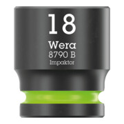 Douille Wera Impaktor à emmanchement 3/8", 18 x 30 mm