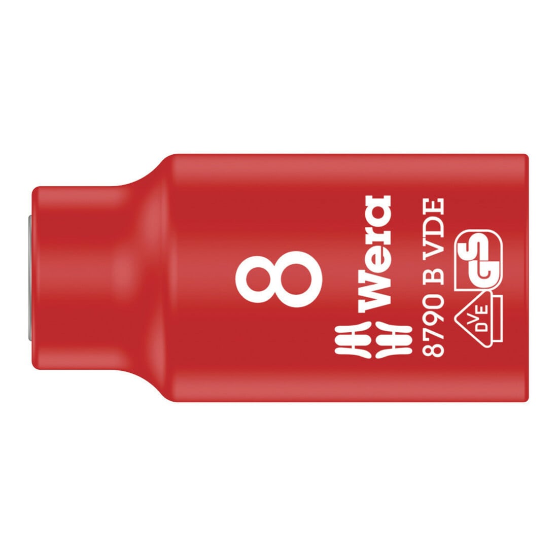 Prise Wera 8790 B VDE Zyklop, isolée, avec lecteur 3/8".