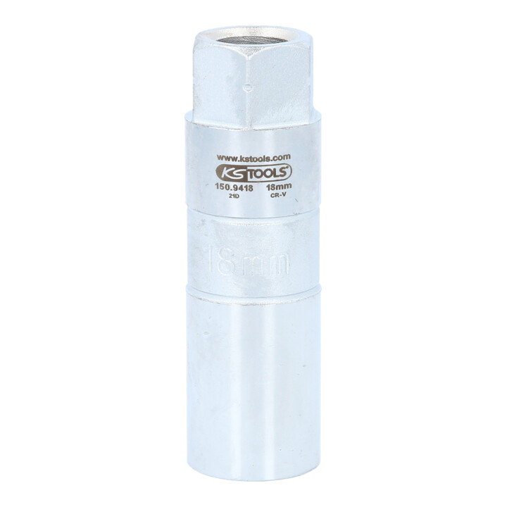 Douilles 6 pans pour amortisseurs, 18 mm
