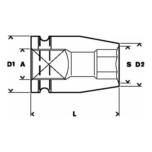 Douilles à embout pour perceuses/visseuses Bosch