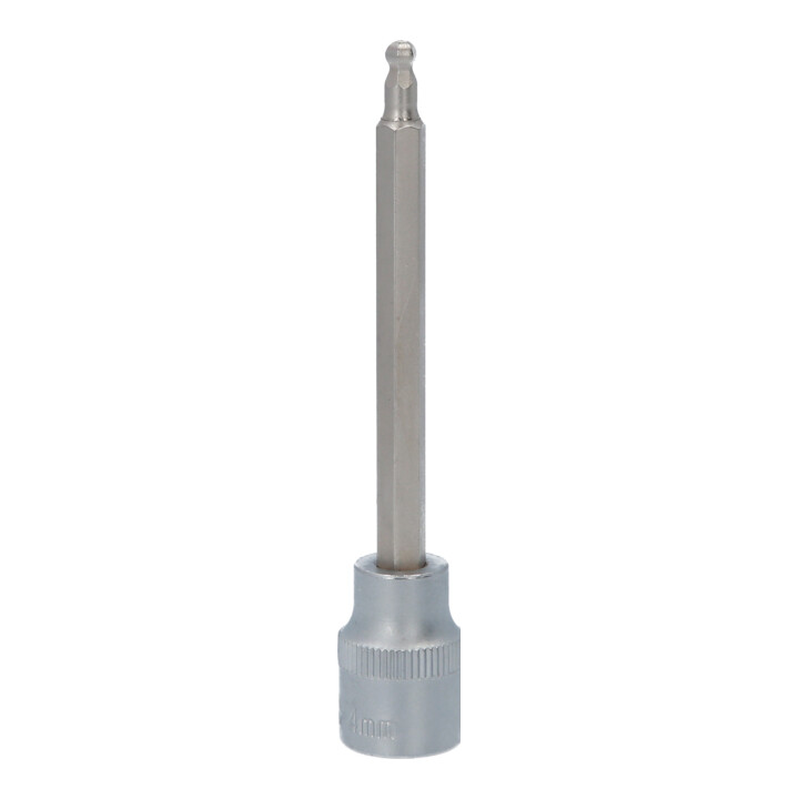 Douilles tournevis 6 pans intérieur à tête sphérique 3/8", longues, 4mm KS Tools