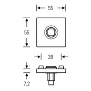 Dr.-Ros.12 1703 VA 6204 Schildst.7,2mm ASL-Aufnahme quad.FSB-4