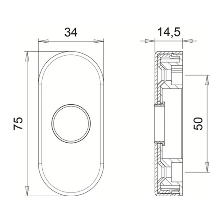 Dr.-ros.2033 Alu.F1 Epaisseur du blindage 14,5mm rd.ov.