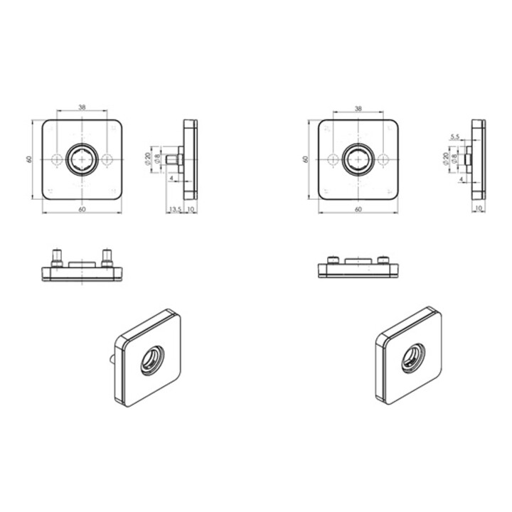 Dr.-Ros.XEA 6501 23,5 ER VA ER Schildst.10mm rd.rd.OGRO