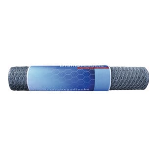 Maschendrahtgeflecht 10 m x 0,5 m, zeshoekige mazen 13 mm