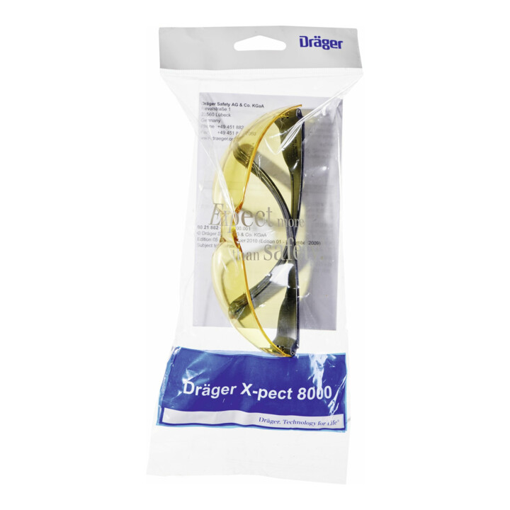 Dräger X-pect 8312 Schutzbrille, gelb