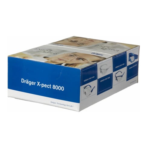 Dräger X-pect 8321 Schutzbrille, grau