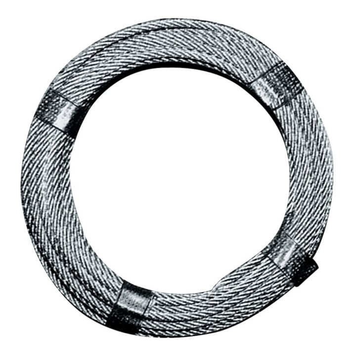 Drahtseil verz.D.5mm L.100m 6x12+1FE Mindestbruchkraft 9,19kN