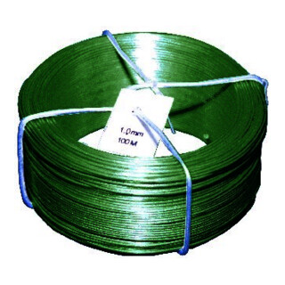 Drahtspinne PVC grün 1,4/0,9 mm x 50 m