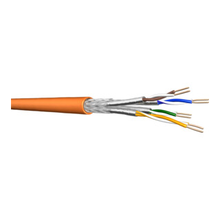 draka Câble d'installation UC900 SS23 Cat.7 4P S/FTP orange