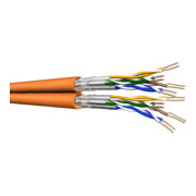 Draka Comteq (DNT) Câble de communication Cat.7 8P S/FTP AWG23 orange 60044700-Eca-T500-1