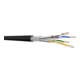 draka Installationskabel UC900 SS23 PE Kat.7 4P S/FTP schwarz