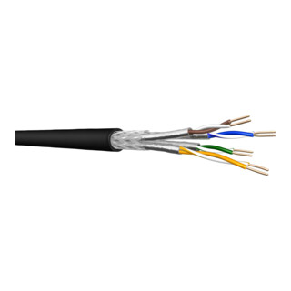 draka Installationskabel UC900 SS23 PE Kat.7 sw 4P S/FTP