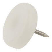DRANSFELD, Gleiter rund, Durchmesser 25mm zum Einschlagen Kunststoff braun-4