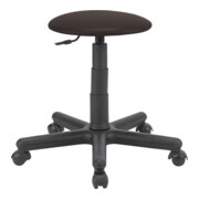 Drehhocker Goliath siège en similicuir noir hauteur d’assise 395-530 mm avec roulettes