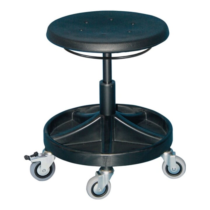 Drehhocker m.Rl.PU-Schaum schwarz Sitz-H.400-530mm LOTZ