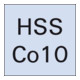 Drehling HSSE Form-A 10,0x100mm