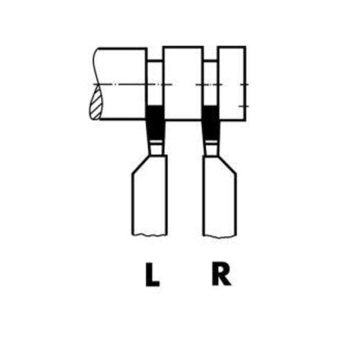 Drehmeissel HM DIN4981 L.16x10x110mm P25/30