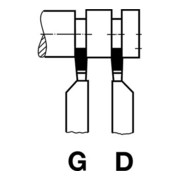Drehmeissel HM DIN4981 R.12x 8x100mm K10/20 FORMAT-4