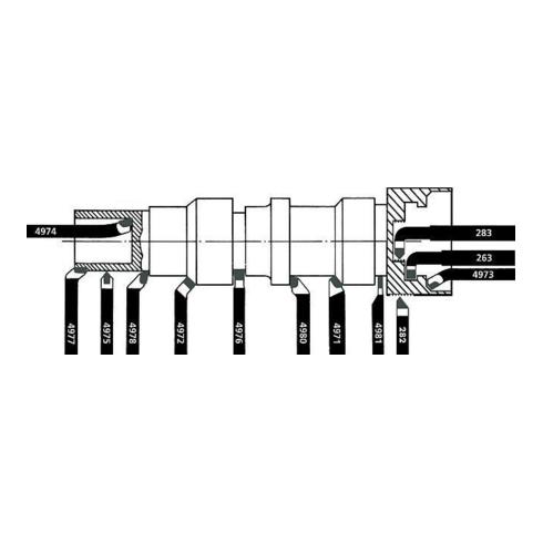 Drehmeissel HM DIN4981 R.12x 8x100mm K10/20 FORMAT