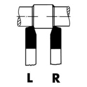 Drehmeissel HSSE DIN4951 L-2