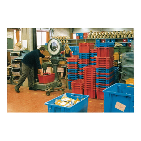 Drehstapelbehälter PP rot L400xB280xH180mm