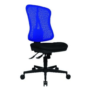 Drehstuhl Head Point SY schwarz/blau,Netzr.