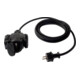 Dreiwegekupplung avec câble 10 m H07RN-F 3 G 1,5-1