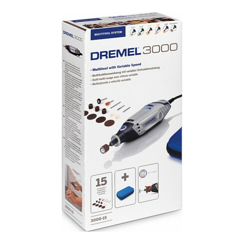 DREMEL® Multifunktionswerkzeug 3000-15 (130 W) mit 15 Zubehöre