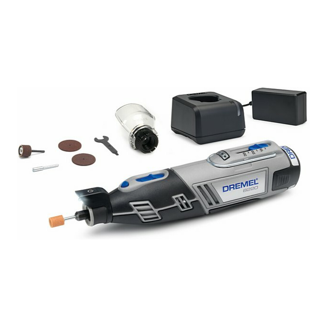 Dremel 8220-1/5 multifunctioneel accu-gereedschap 12 V, 1 hulpstuk, 5 accessoires